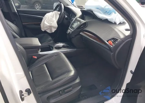 2017 Acura Mdx Technology Package z USA, uszkodzony, nr VIN 5FRYD4H58HB033726